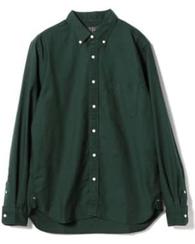 Beams Plus B.d. Oxford Shirt S - Green