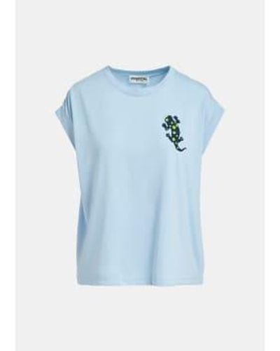 Essentiel Antwerp T-shirt fontaine bleu clair