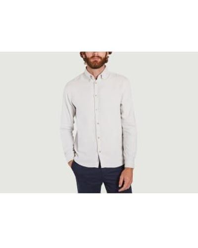 Cuisse De Grenouille Light Button Down Shirt Xs - White