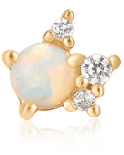 Ania Haie Kyoto Opal Sparkle Crown Single Ohrring - Mettallic