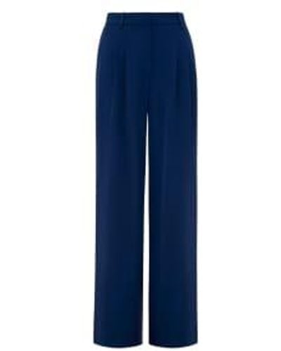 French Connection Harry Suiting Trousers Or Midnight - Blu