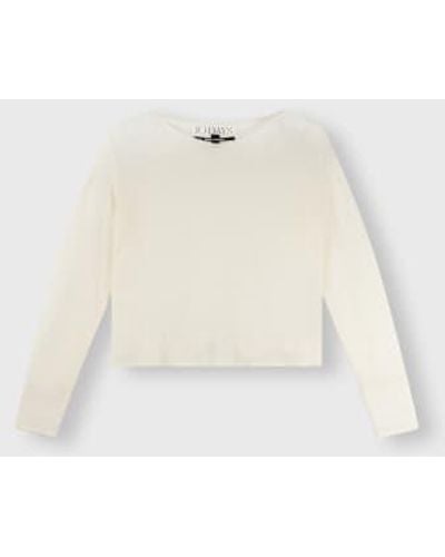 10Days Thin Knit Sweater Ecru - Bianco