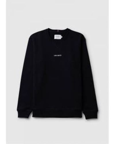 Les Deux Herren-linsen-sweatshirt in schwarz-weiß