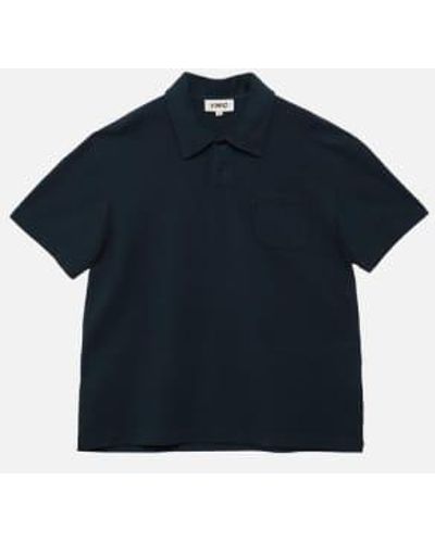 YMC Polo T Shirt - Blu