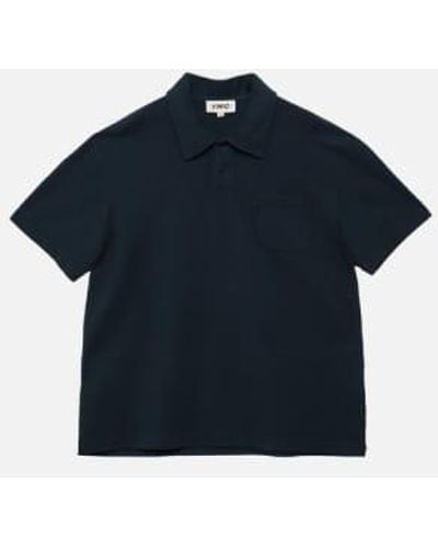 YMC Polo T-shirt Navy S - Blue