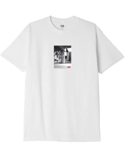 Obey T-shirt rénovation urbaine blanc