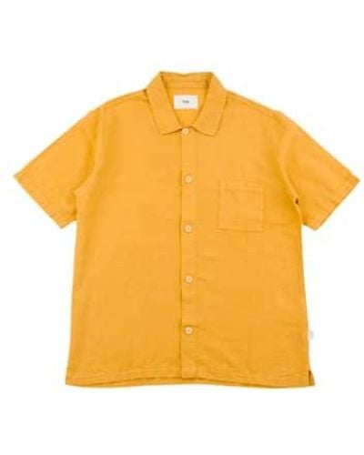 Folk Camisa seúl en oro - Amarillo