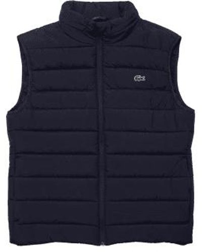 Lacoste Quilted Vest Blousons Lifestyle Navy - Blue