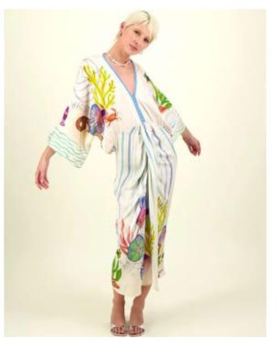 ME 369 Sophia Kimono Magic Kleid - Gelb
