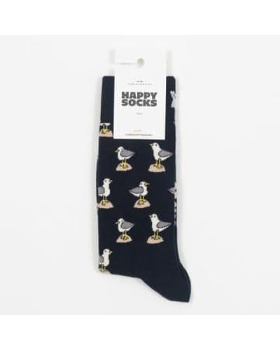 Happy Socks Seagull Socks In - Blu