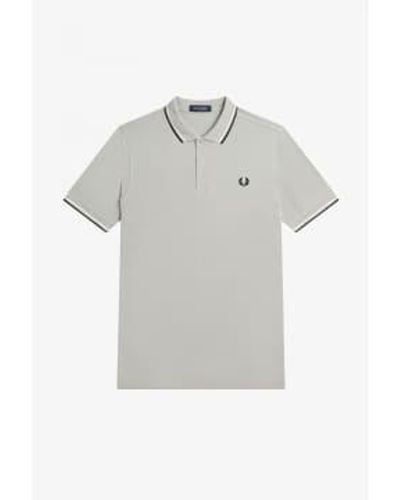 Fred Perry Polo à twin à double tête - Blanc