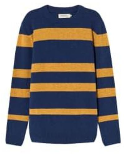 Thinking Mu Guillaume Knitted Sweater - Blu