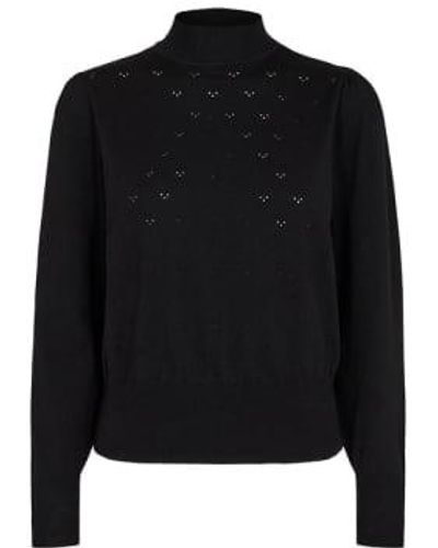 Numph Edna Sweater Xs - Black