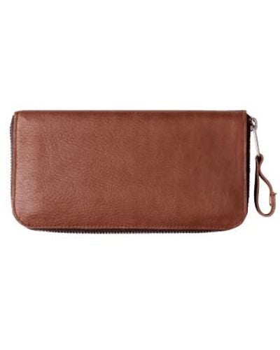 GM Z Large Leather Bm Wallet Leather - Brown