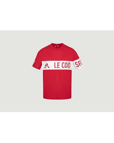 Le Coq Sportif Der Sporthahn x Sopran-T-Shirt - Rot