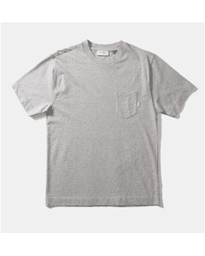 Edmmond Studios T-shirt à noyau poche gris