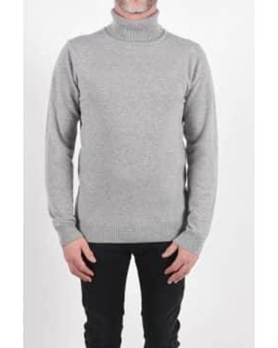 Daniele Fiesoli Roll Neck Sweater Small - Gray
