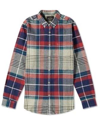 Portuguese Flannel Tolly Shirt S - Blue