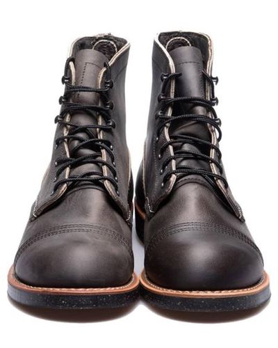 Red Wing Iron Ranger 8086 Charcoal R T - Black