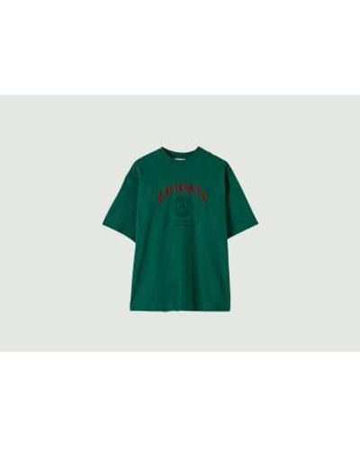 Axel Arigato College Embroidered T-shirt Xl - Green