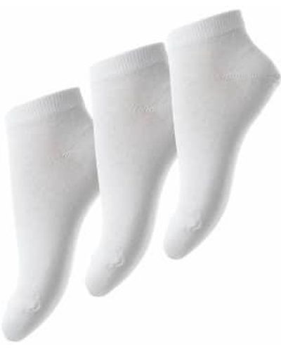 mpDenmark Mp Cotton Sneaker Socks 3 Pack 25/28 - White