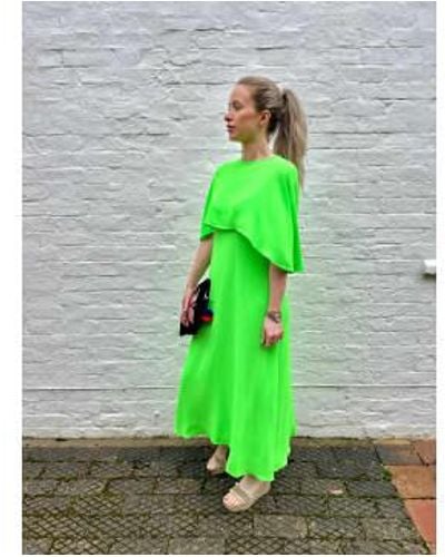 Vilagallo Gracie Georgette Dress Size 12 - Green