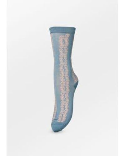 Becksöndergaard Teila Visca Sock Coronet / 37/39 - Blue