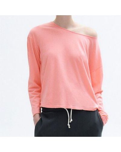 American Vintage Long Sleeve T-shirt - Pink