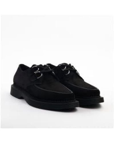 Saint Laurent Chaussures plates noires teddy