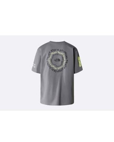 The North Face Nse graphic tee smoked pearl - Gris