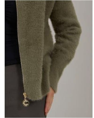 COSTER COPENHAGEN Fluffy Knit Cardigan - Verde