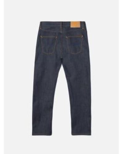Nudie Jeans Jeans jackson graveleux - Bleu