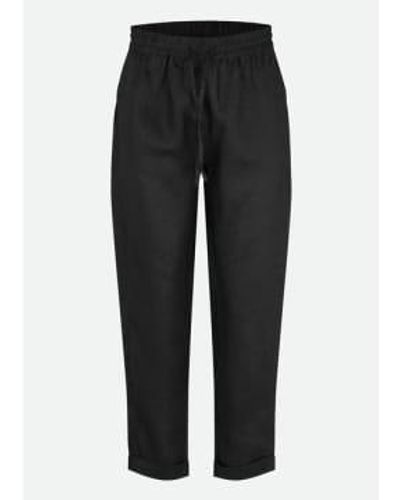 Rosemunde Pantalones lino - Negro