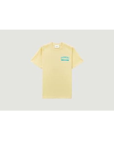 Harmony T-shirt tennis en coton - Jaune
