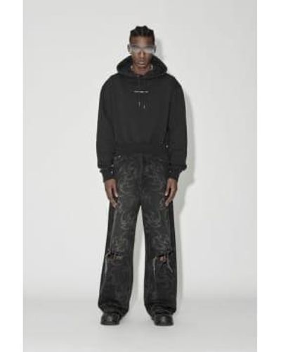 Han Kjobenhavn Supper Cropped Relaxed Hoodie Double Extra Large - Black