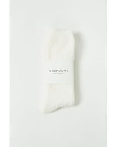 LE BON SHOPPE Linen Cottage Socks 1 - Bianco