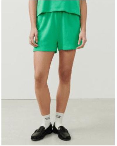 American Vintage Hapylife Shorts Vintage Chlorophyll - Verde