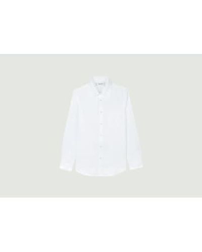Harmony Camisa algodón celestina - Blanco