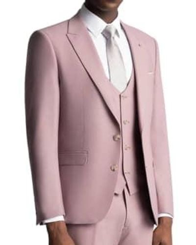 Remus Uomo Massa Suit Waistcoat 38" - Pink