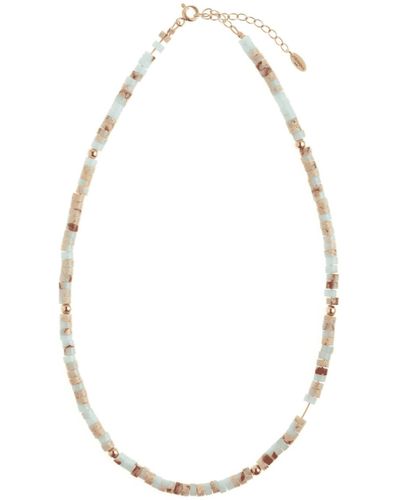 Hermina Athens There's Something About Mary Necklace Plated - Metallic