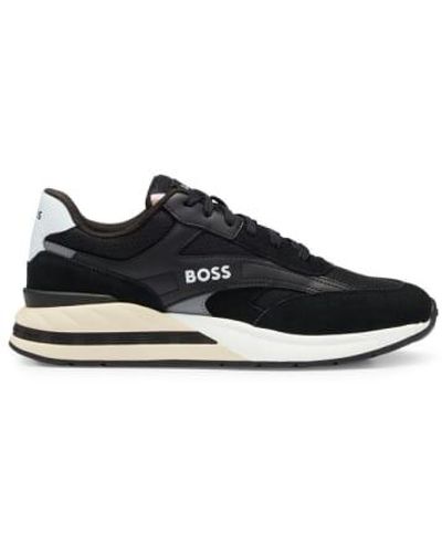 BOSS Schwarze Kurt Runn-Turnschuhe