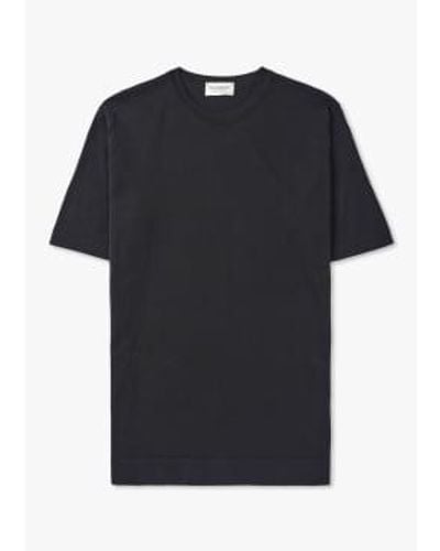 John Smedley S Lorca Welted T-shirt - Black