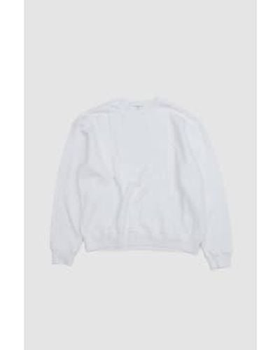 Lady White Co. Quilted Crewneck M - White
