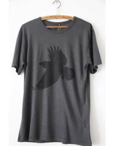 WINDOW DRESSING THE SOUL Camiseta charcoal cuervo camiseta - Gris