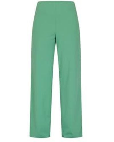 Sisters Point Neat Trousers Light Jade Xs - Green