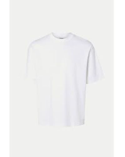 SELECTED Relax Oscar Tee / S - White