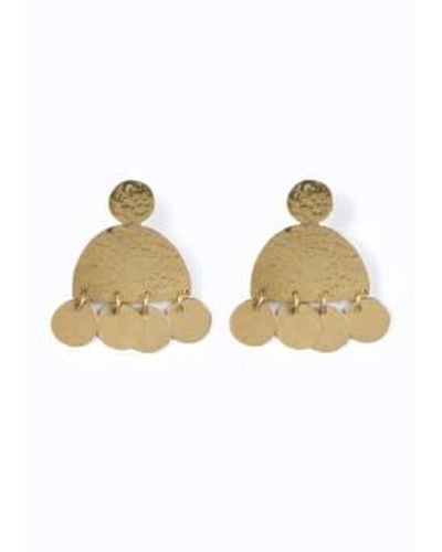 CollardManson Sahara Earrings O/s - Metallic