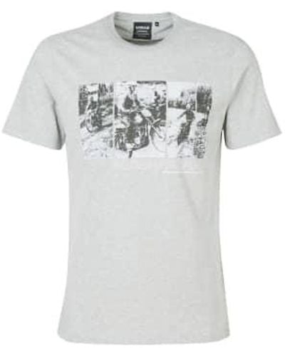 Barbour International Arter Graphic-print T-shirt Marl M - Gray