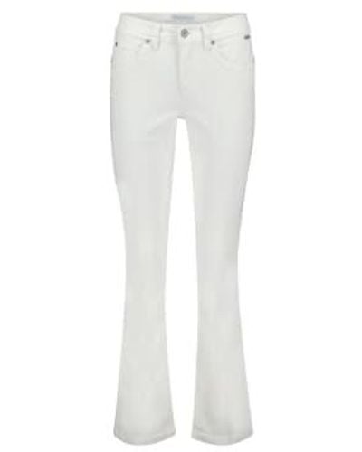 Red Button Trousers Button Trousers Babette White - Bianco
