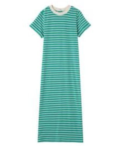 Grace & Mila Stripe Maxi T-shirt Dress S - Green